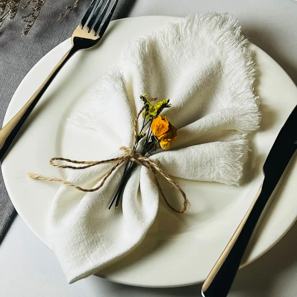 Choosing Sustainable Napkins for a Stunning Wedding Experience
